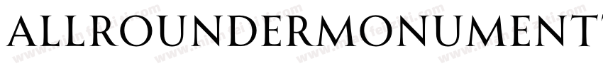 AllrounderMonumentTest Book字体转换